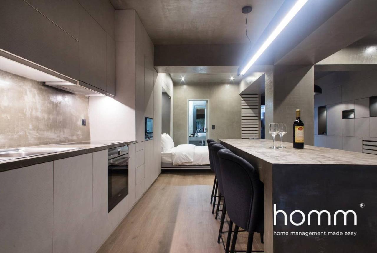 Ferienwohnung Unique Urban Homm Studio In Piraeus, Alkiviadou Exterior foto